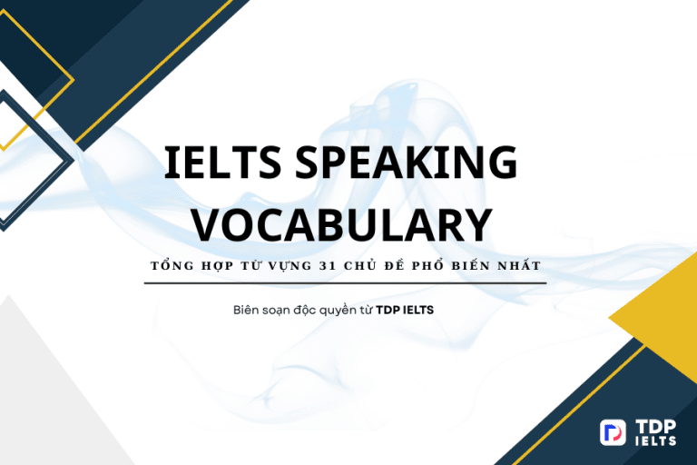 IELTS Speaking Vocabulary - TDP IELTS
