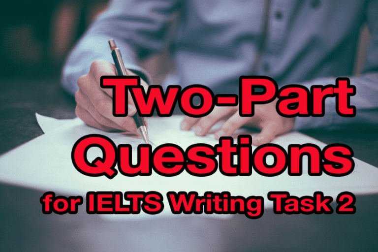 Two-part Questions IELTS -TDP IELTS