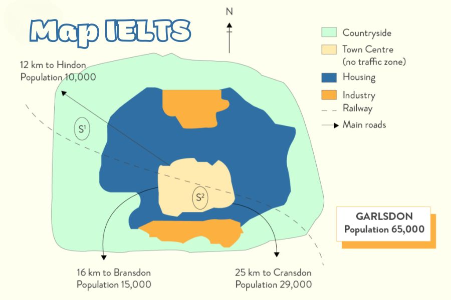 Dạng map IELTS trong phần thi Writing là gì - TDP IELTS