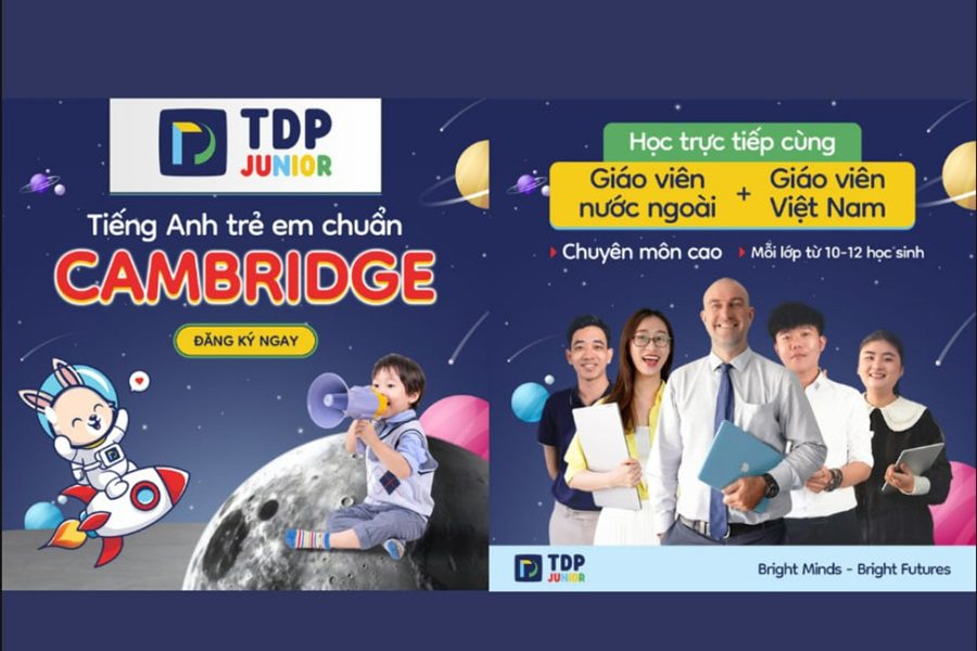 Khóa học tiếng Anh giúp trẻ tự tin giao tiếp tại TDP Junior