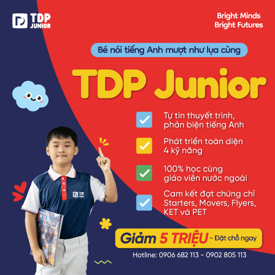 Tiếng Anh trẻ em TDP Junior