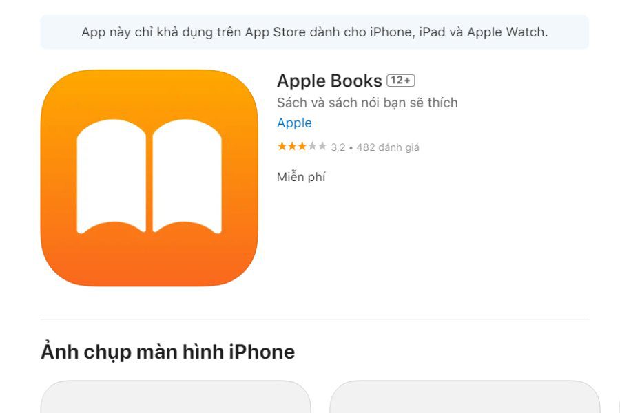 App đọc sách iBooks