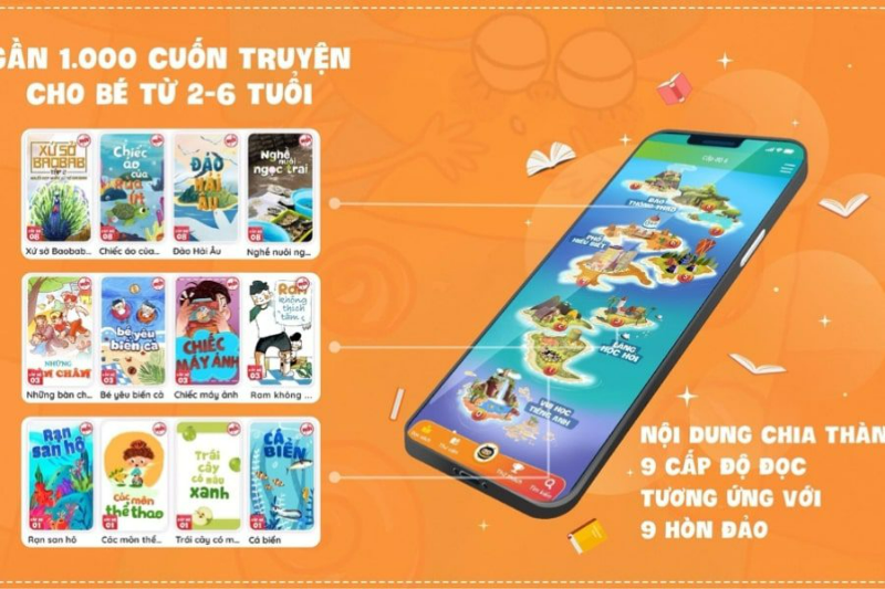 Bật Mí 8 App Đọc Truyện Tiếng Anh Siêu Đỉnh, Nâng Trình Cho Bé 1 app doc truyen tieng anh tdpielts 1 min